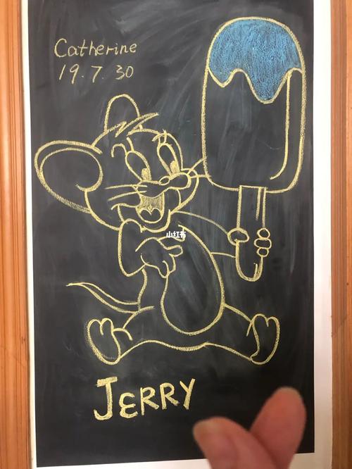 简笔画之 汤姆和杰瑞_简笔画_文化_绘画
