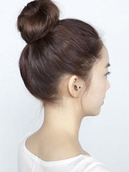 秋冬3款丸子头发型扎丸子头比披发更有气质