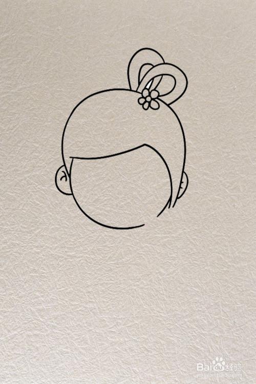 彩色的嫦娥简笔画怎么画?