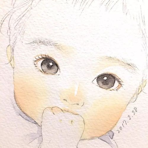 淡淡的水彩晕染小白也可以逆袭
