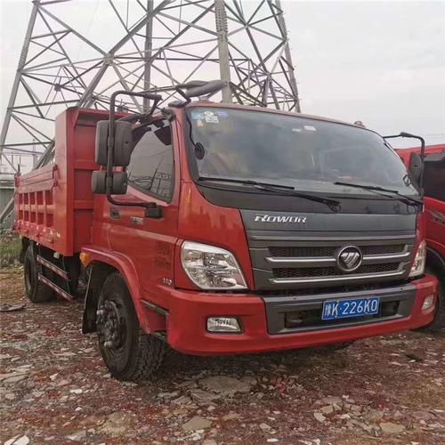 国五福田140蓝牌单桥自卸车 全新轮胎 司机一手车