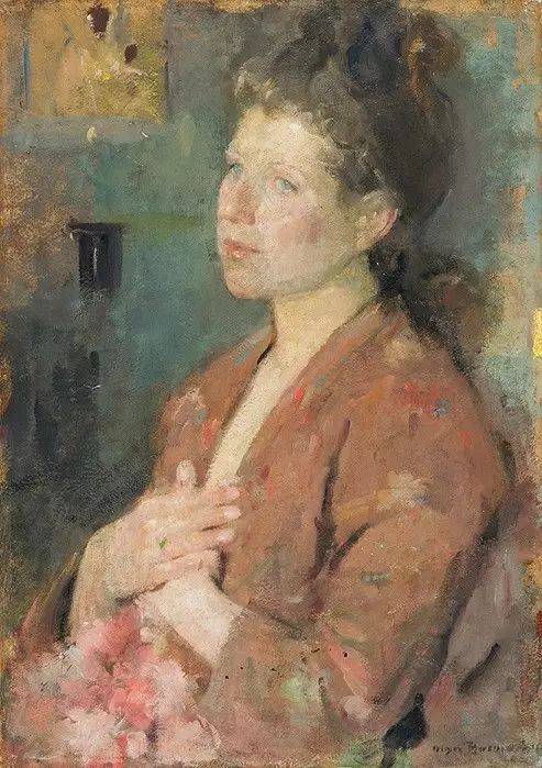 波兰女印象派画家人物油画作品欣赏