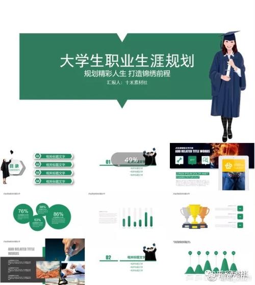 超级精品大学生职业规划ppt让你脱颖而出