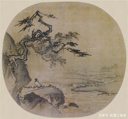 当时出现了大批的工笔团扇山水小品,篇幅很小,容易上手.