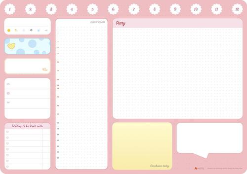 组员专享 · 可爱风电子手帐模板