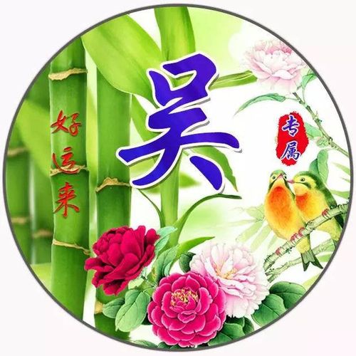 你该换头像了,超好看的好运来绿竹姓氏头像,看有没有你的姓氏