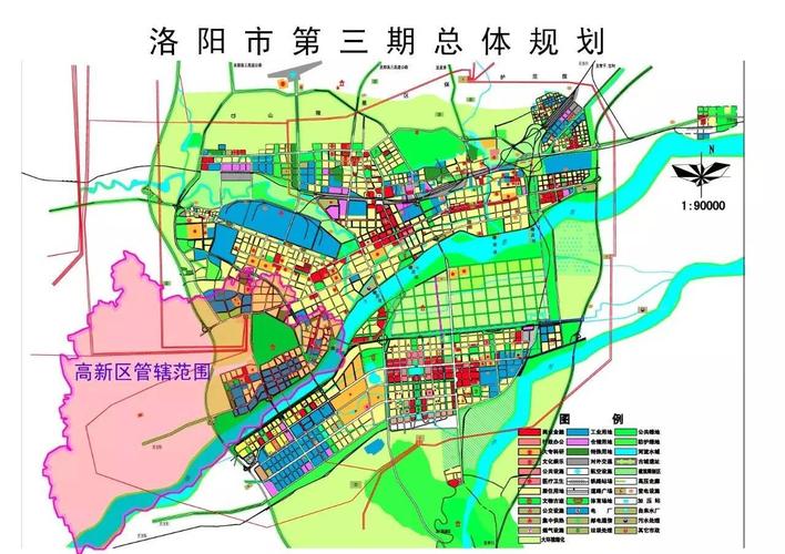 个乡镇 孙旗屯乡,辛店镇,丰李镇 洛阳高新区1992年经国务院批准设立时