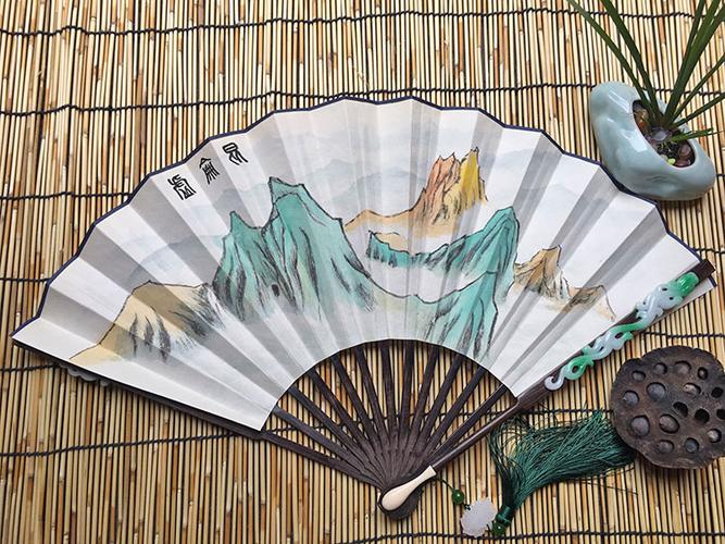 三生三世白浅杨幂同款玉清昆仑扇子折扇中国风古装道具有实物图