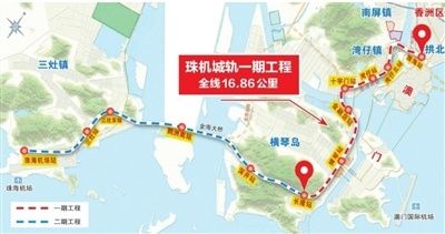 珠机城轨一期工程全线贯通 铺轨作业同步启动