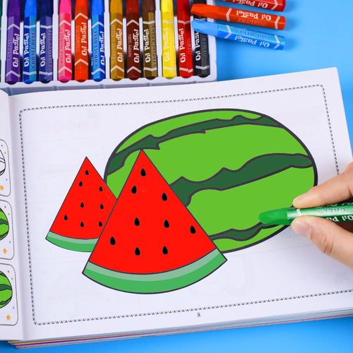 淘工厂幼儿宝宝涂色本画画书