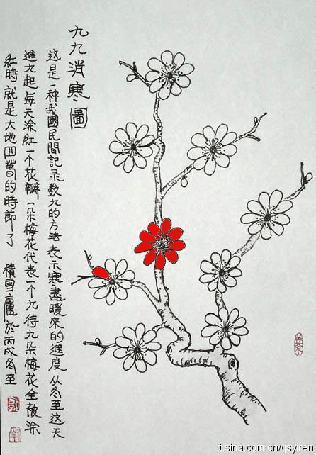 梅花九九消寒图