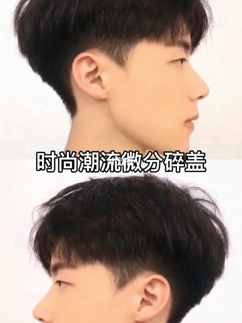 微分碎盖_碎盖_momo美发(深圳龙华总店)自由行热门攻略_男士发型_美发