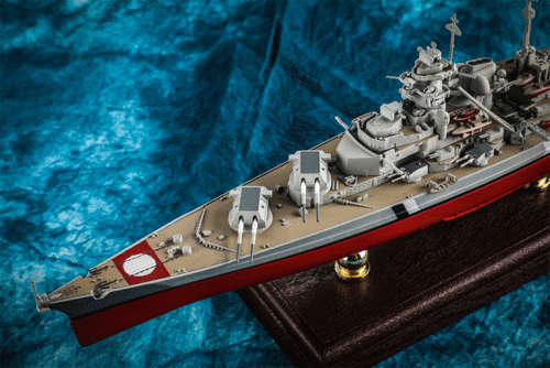 【军武定制限量版】军武定制 1:700俾斯麦号战列舰模型