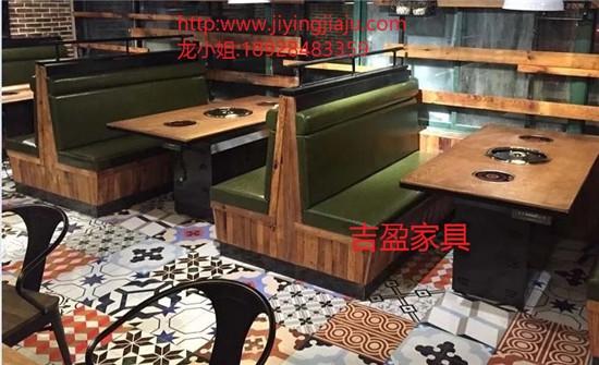 供应火锅店餐桌椅,卡座厂家