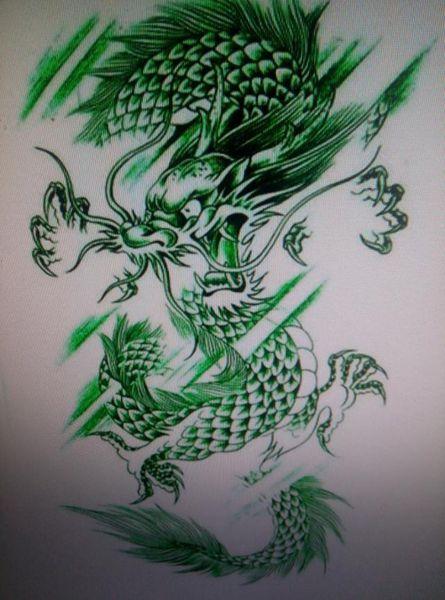 后背纹的五爪青龙有什么不好的么