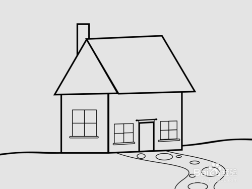 怎样画漂亮又简单的房子