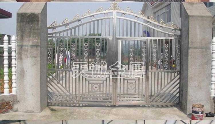 推荐304不锈钢大门双开庭院门对开门