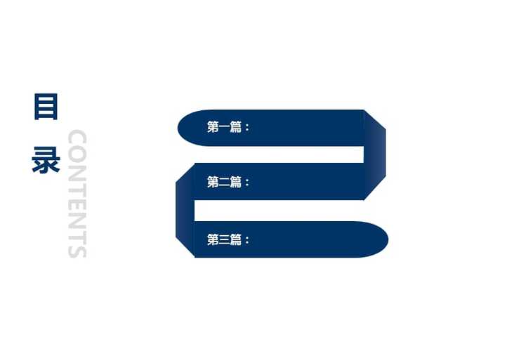 ppt目录模板(蓝色商务可编辑系列).ppt