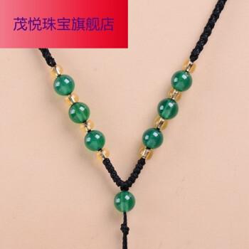 男女玉坠吊坠挂绳手工编织玉佩挂件绳玛瑙项链绳挂脖绳玉绳子02黑色