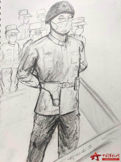 执勤站岗有我在,小小哨位责任大