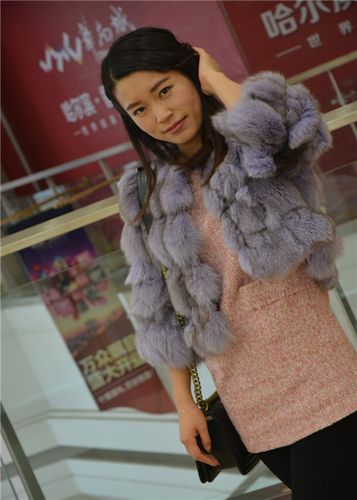 哈尔滨华南城香港皮草城女装短款精品皮草