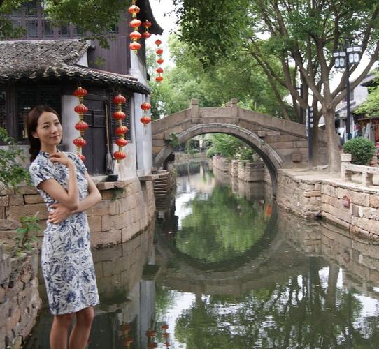 苏州妹子韩雪"寻梦"水乡甪直-甪直古镇