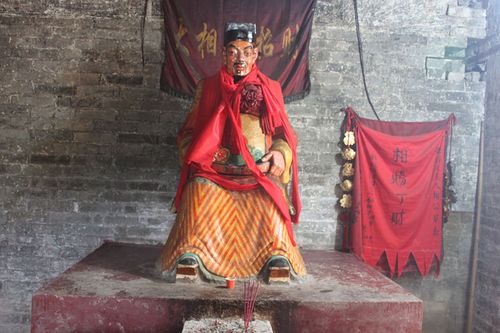 少侯祠内的大相公神像.