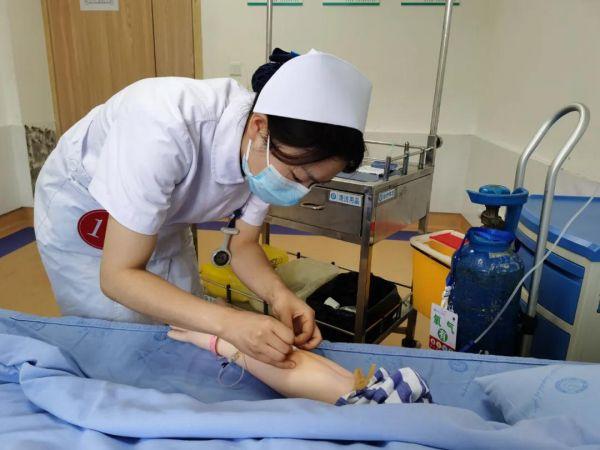 考核静脉留置针输液