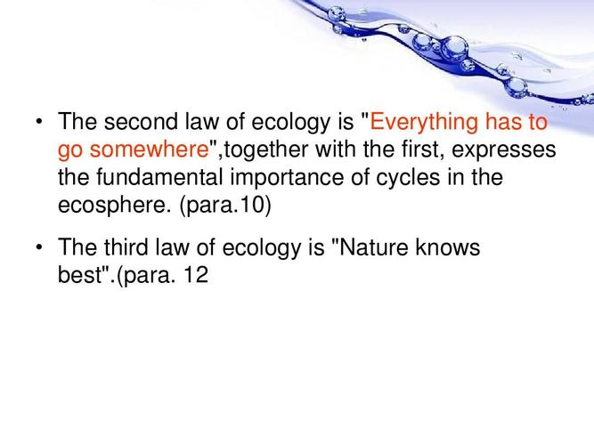 expresses the fundamental importance of cycles in the ecosphere