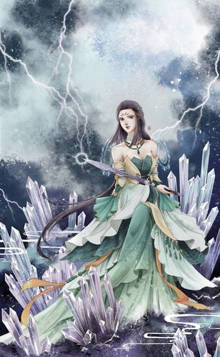 古风美人 〕作者" 玄冰_长脖鹿