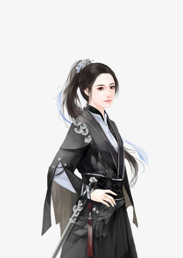 古代美女,古风,古代,美女,人物,手绘,唯美,卡通,中国风