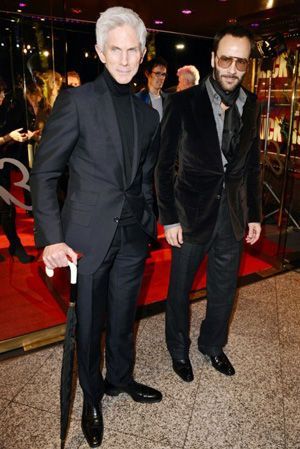 设计师tom ford(右)与男友richard buckley(左)