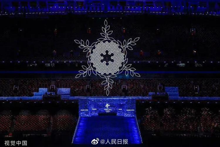 黑弓还设计了很多环节的核心装置,2022北京冬奥会开幕式上的雪花导视