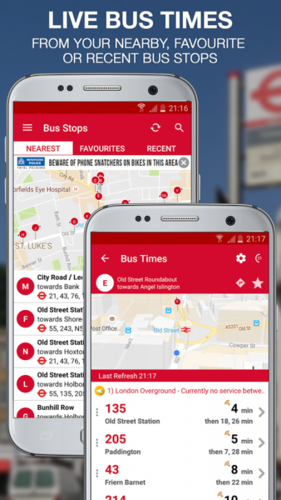 bus timing countdown tells you when your next bus will arrive at