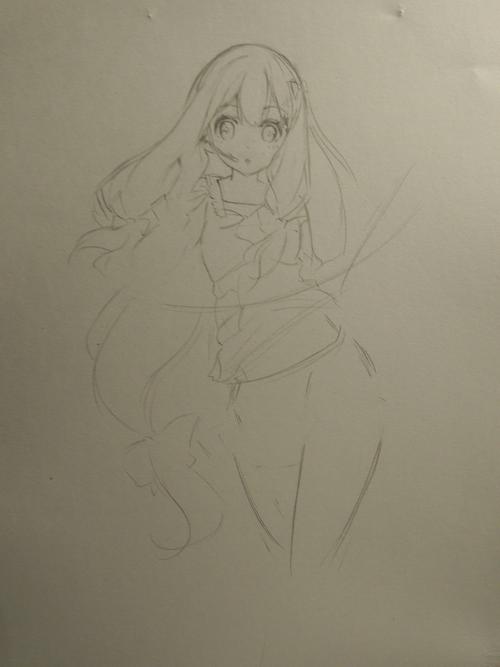 铅笔线稿伪教程二?干净线稿速成,为下期作个预告好了