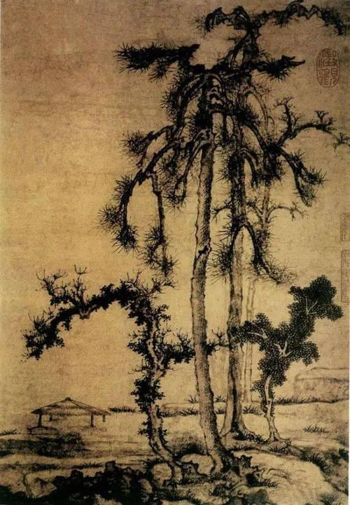 上百幅历代名家画松作品欣赏收藏学习
