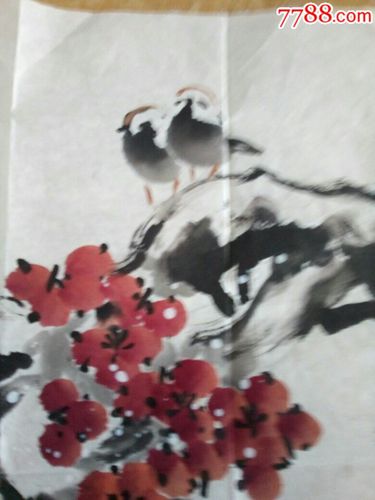 春晓,著名画家赵梅生