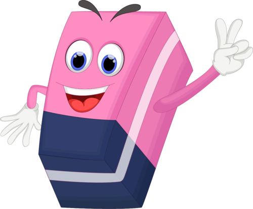 卡通可爱拟人橡皮图片