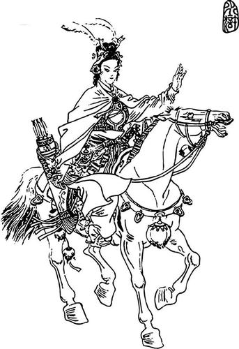 水浒女英雄 美艳女将扈三娘