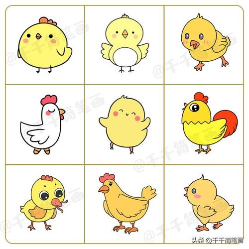 龙简笔画图片大全(十二生肖简笔画大全)