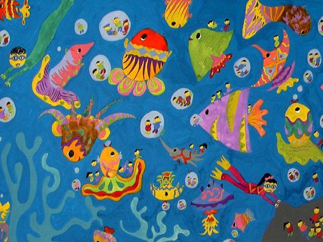 幼儿园优质课|中班美术《海底世界》