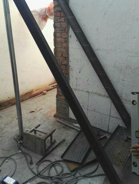 焊个楼梯不知道踏步真么弄