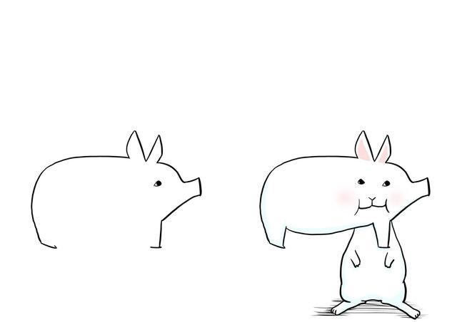 这位画师前半段画得不错,但半途而废之后:这是什么