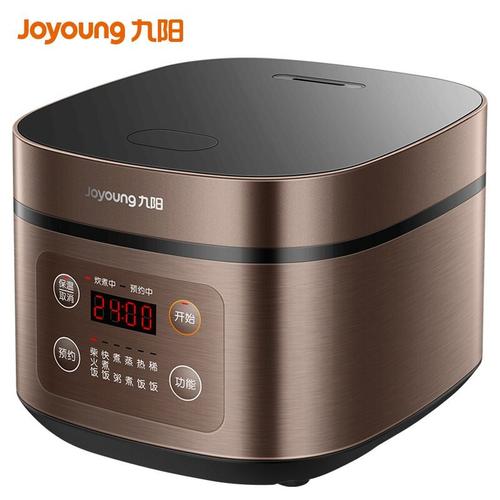 4l饭煲铜匠厚釜颜值担当九阳joyoung电饭煲电饭锅4l微电脑式智能预约