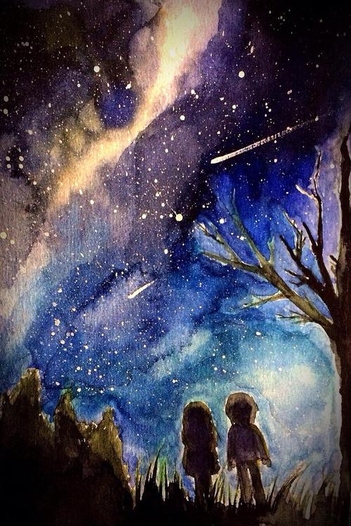 苜梵的相册-水彩涂鸦