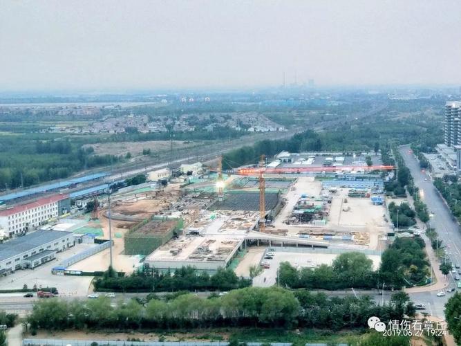 快看章丘火车站新建站房又有新进展