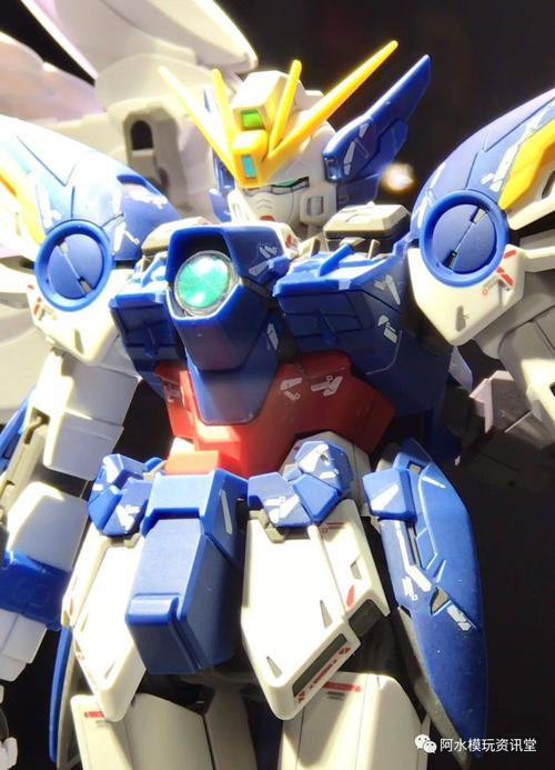 【万代20年11月 mg 飞翼零式高达ew ver.ka 新飞鸟型态 下视角】