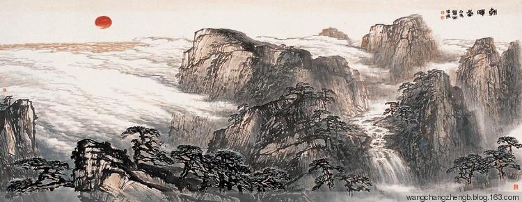 罗渊 山水作品欣赏 - wangchangzhengb - wangchangzhengb的博客