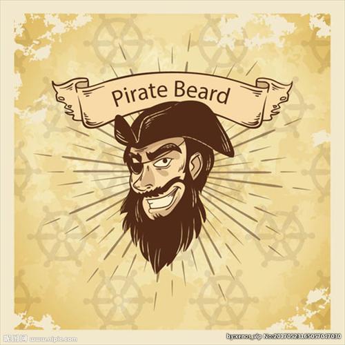 复古风格海盗头像图片