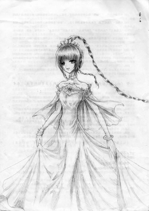 斗罗大陆小舞简笔画图手绘